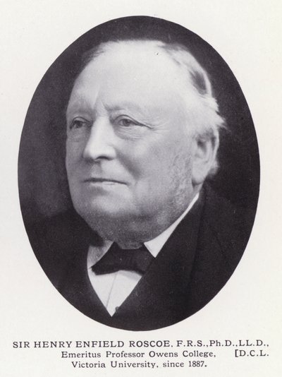 Prominente mannen van Londen: Sir Henry Enfield Roscoe door English Photographer