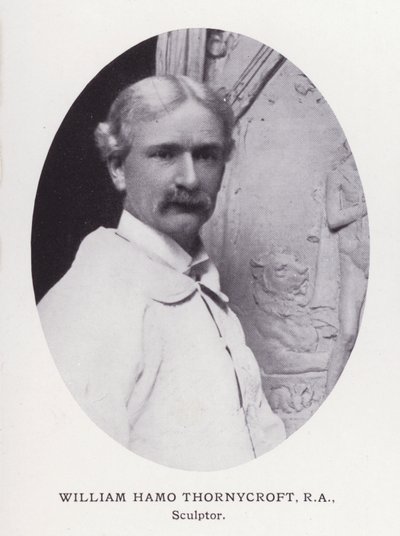 Prominente Mannen van Londen: William Hamo Thornycroft (zwart-wit foto) door English Photographer