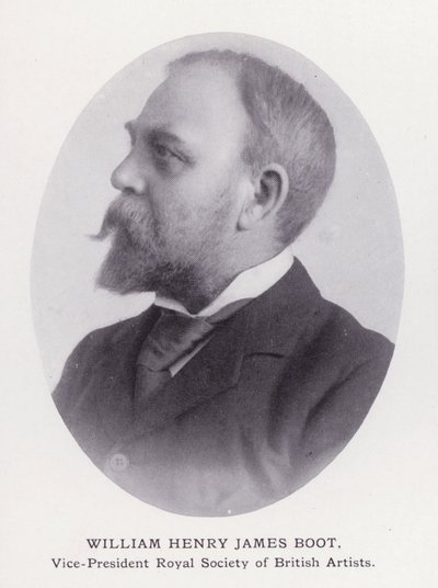 Prominente Mannen van Londen: William Henry James Boot (zwart-wit foto) door English Photographer