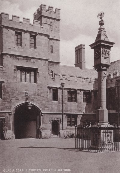 Binnenplaats Corpus Christi College Oxford door English Photographer