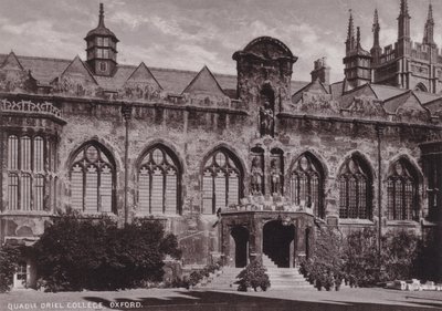 Binnenplaats Oriel College, Oxford door English Photographer