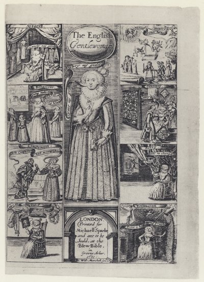 R Brathwait, De Engelse dame, M Sparke 1631 door English Photographer