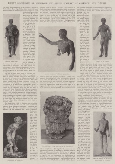 Recente Ontdekkingen van Onderwater en Begraven Beelden bij Cerigotto en Pompeii door English Photographer