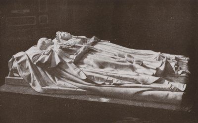 Liggende Figuren van Koningin Victoria en de Prins-Gemaal in het Mausoleum van Frogmore door English Photographer