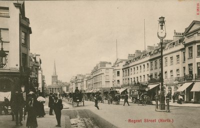 Regent Street, Londen, noord door English Photographer