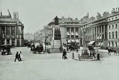 Regent Street, Westminster: Waterloo Place richting Regent Street, 1896 door English Photographer
