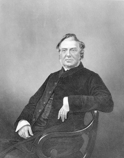 Dominee Hugh Stowell, gegraveerd door D. J. Pound door English Photographer