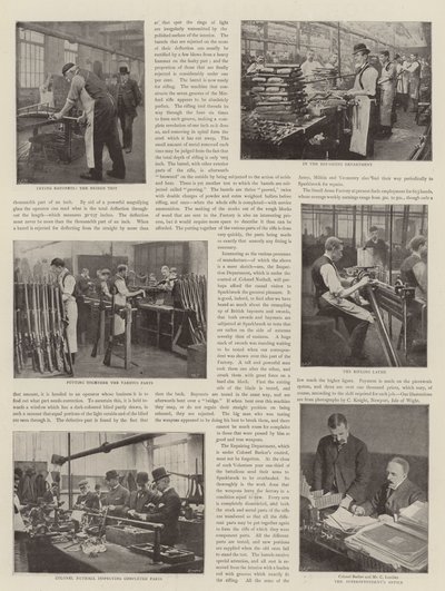 Geweerproductie voor het Britse leger door English Photographer