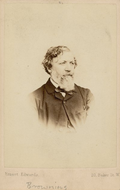 Robert Browning, dichter door English Photographer