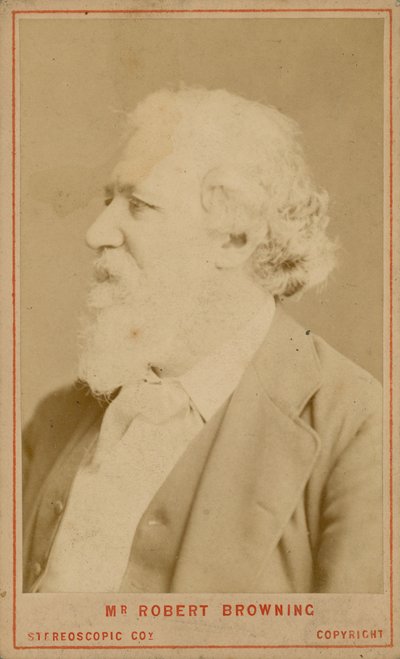 Robert Browning, dichter door English Photographer