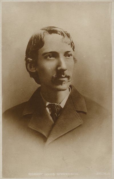 Robert Louis Stevenson (1850-1894), Schotse romanschrijver, dichter en reisverhalenschrijver door English Photographer