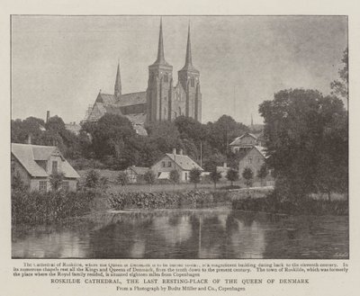 Kathedraal van Roskilde, de laatste rustplaats van de koningin van Denemarken door English Photographer
