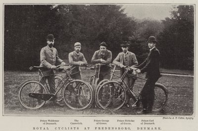 Koninklijke fietsers in Fredensborg, Denemarken door English Photographer