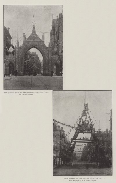 Koninklijk Bezoek aan Manchester door English Photographer