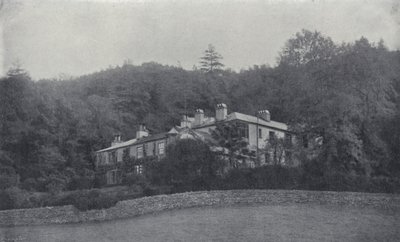 Ruskins huis, Brantwood, in het merengebied door English Photographer
