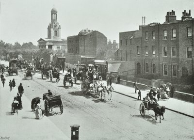 Saint Marks, Clapham Road: bij Kennington Road, 1894 door English Photographer