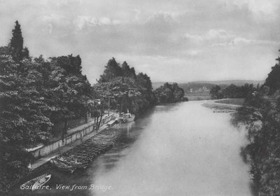 Saltaire, uitzicht vanaf brug door English Photographer
