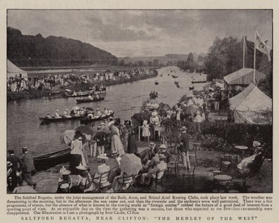 Saltford Regatta, nabij Clifton, de Henley van het Westen door English Photographer
