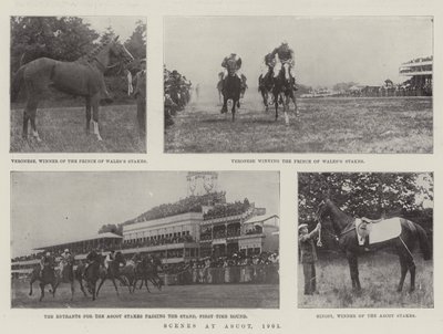 Scènes in Ascot, 1901 door English Photographer