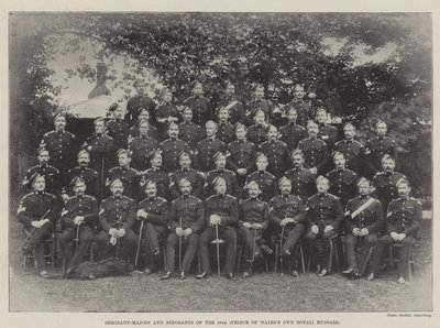 Sergeant-Majors en Sergeanten van de 10e (Prince of Wales