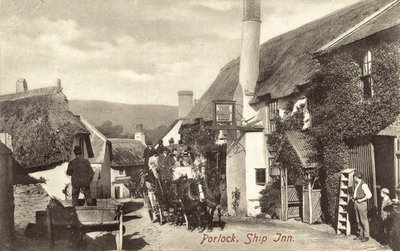 Ship Inn, Porlock door English Photographer