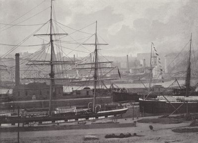Scheepvaart op de Clyde, Partick, Glasgow door English Photographer