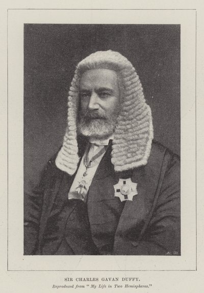 Sir Charles Gavan Duffy door English Photographer