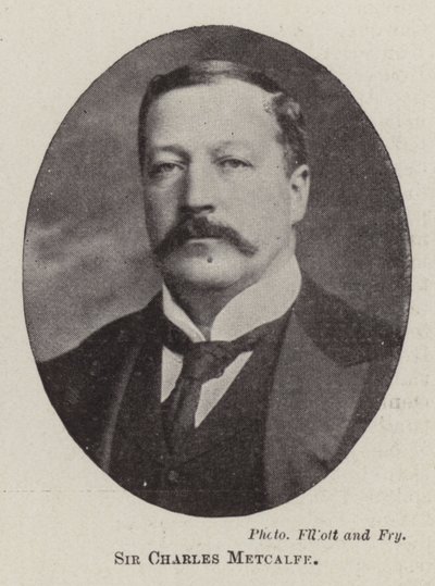 Sir Charles Metcalfe door English Photographer