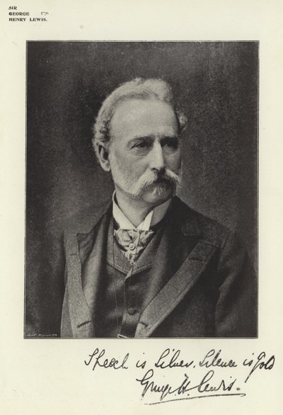 Sir George Henry Lewis door English Photographer