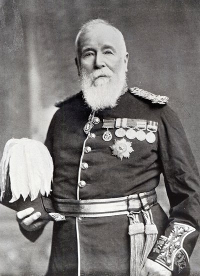 Sir Harry Burnett Lumsden door English Photographer