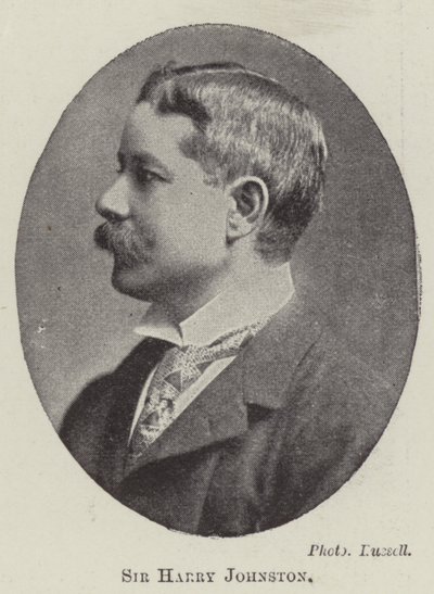Sir Harry Johnston door English Photographer