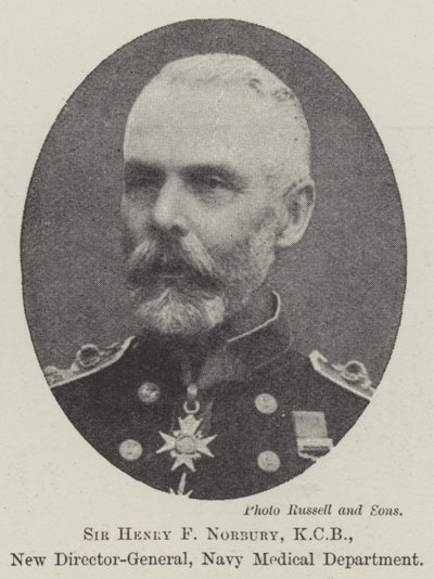Sir Henry F Norbury, KCB, Nieuwe Directeur-Generaal, Marine Medische Afdeling door English Photographer