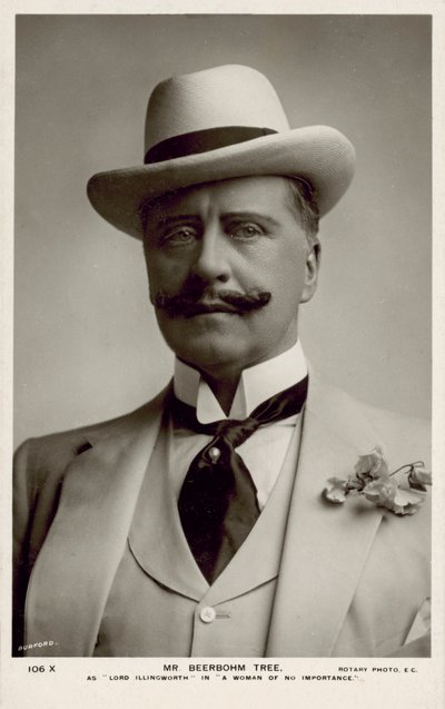 Sir Herbert Beerbohm Tree, Engelse acteur door English Photographer