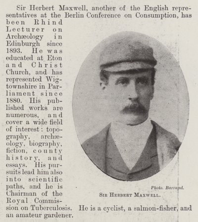 Sir Herbert Maxwell door English Photographer