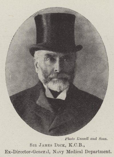 Sir James Dick, KCB, Voormalig Directeur-Generaal, Marine Medische Afdeling door English Photographer