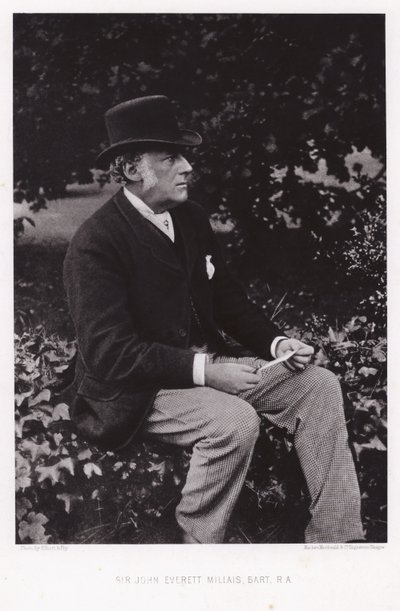 Sir John Everett Millais, Engelse kunstenaar door English Photographer