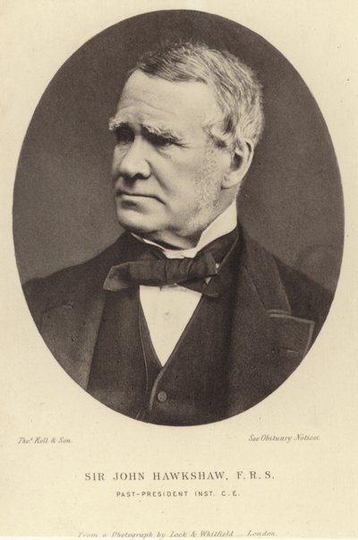 Sir John Hawkshaw door English Photographer