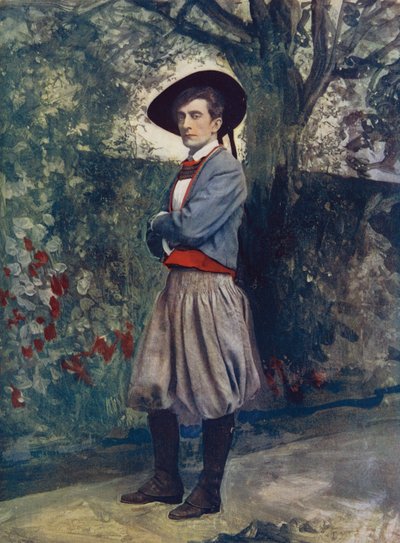 Sir Johnston Forbes-Robertson in Het Sacrament van Judas door English Photographer
