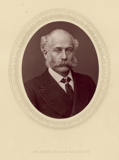 Sir Joseph William Bazalgette door English Photographer