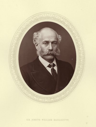 Sir Joseph William Bazalgette door English Photographer
