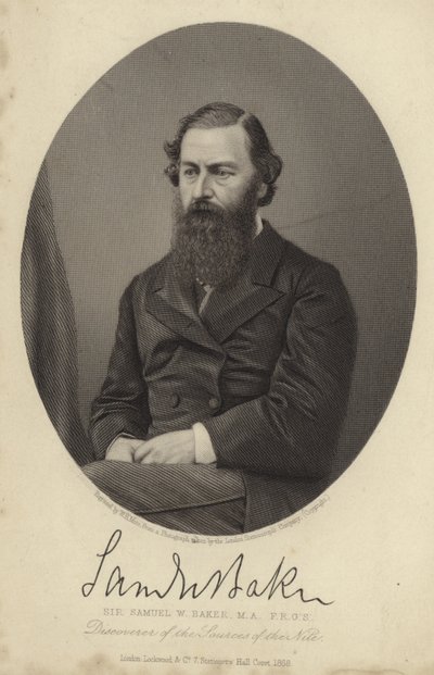 Sir Samuel White Baker door English Photographer