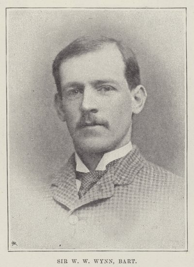Sir W W Wynn, Baronet door English Photographer