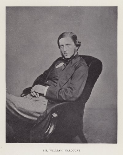 Sir William Harcourt door English Photographer