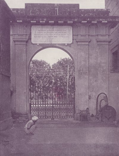 Plaats van het Zwarte Gat, Calcutta door English Photographer