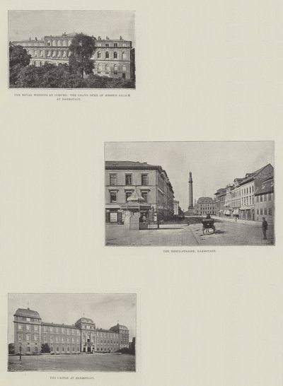 Schetsen van Darmstadt door English Photographer