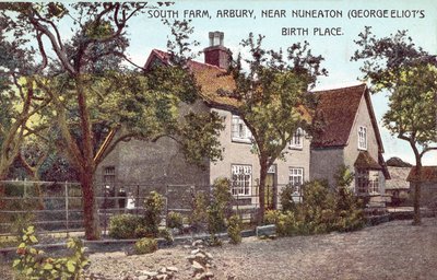 South Farm, Arbury, nabij Nuneaton, geboorteplaats van George Eliot door English Photographer