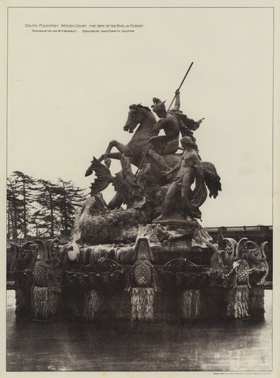 Zuid Fontein Witley Court, Het Landgoed van de Graaf van Dudley door English Photographer