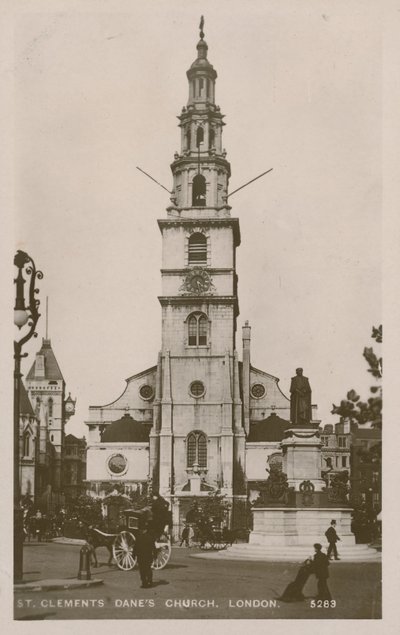 St Clements Danes Kerk, Londen door English Photographer