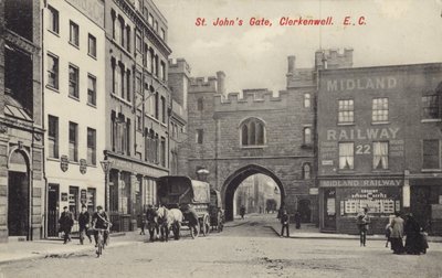 St Johns Gate, Clerkenwell, E C door English Photographer