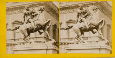 Standbeeld van Generaal Sir James Outram, voor Calcutta, nu in Waterloo Place, door J H Foley, RA door English Photographer